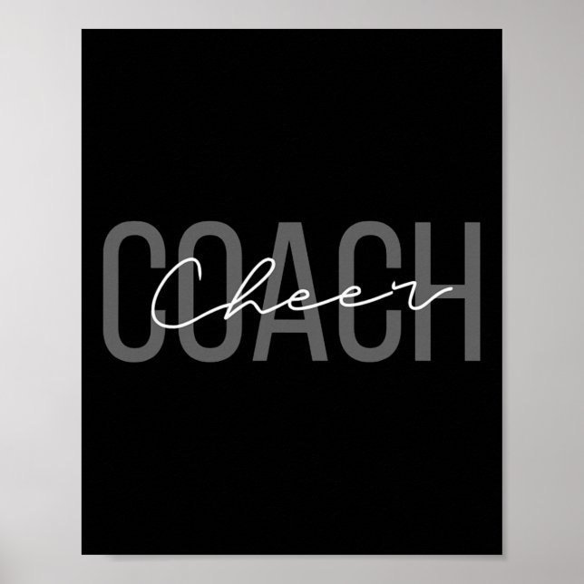 Cheer Coach Cheerleading _1  Poster (Front)