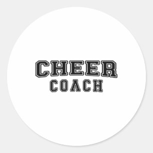 Cheer Coach Cheerleading Coach _2 Classic Round Sticker