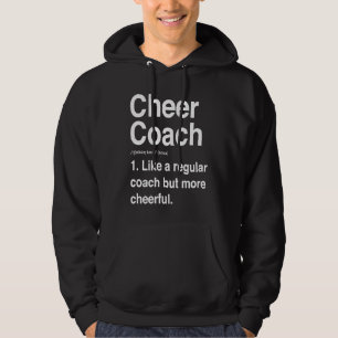 Cheer Coach Cheerleading Coach Definition Sports Hoodie