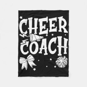 Cheer Coach Cheerleading Coach  Fleece Blanket