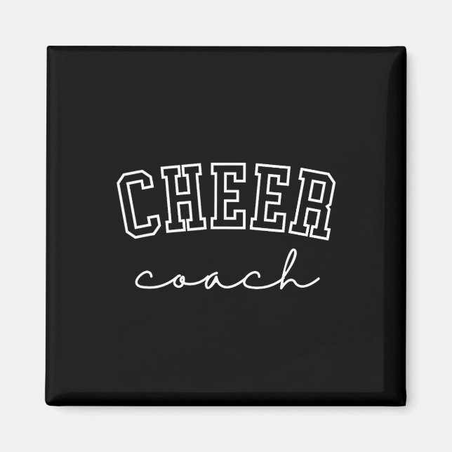 Cheer Coach Cheerleading  Magnet (Front)
