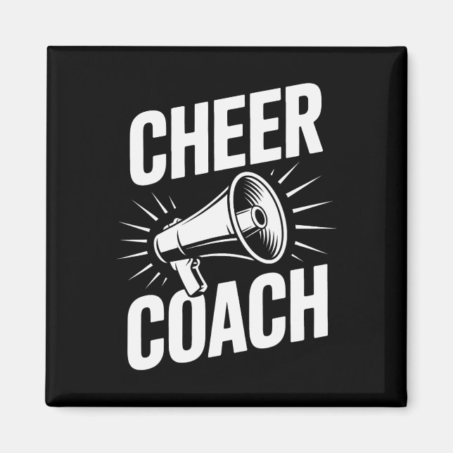 Cheer Coach Cheerleading Squad Motivator Practice  Magnet (Front)