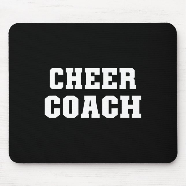 Cheer Coach Gift Cheerleading Coach Cheer Practice Mouse Mat (Front)