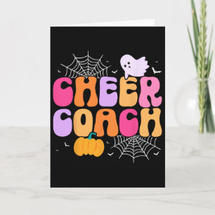 Cheer Coach - Halloween Cheerleader Cheerleading C Card