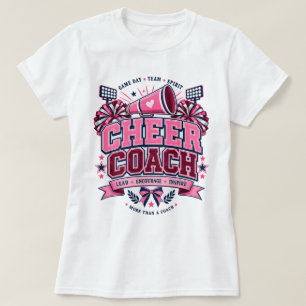 Cheer Coach Lead Encourage Inspire Team Spirit T-Shirt