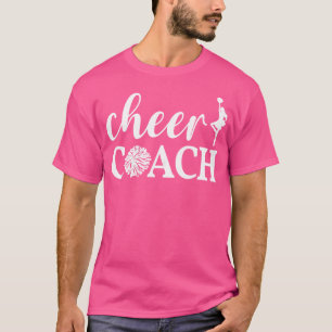 Cheer Coach Pom Pom Cheerleader Cheerleading Appre T-Shirt