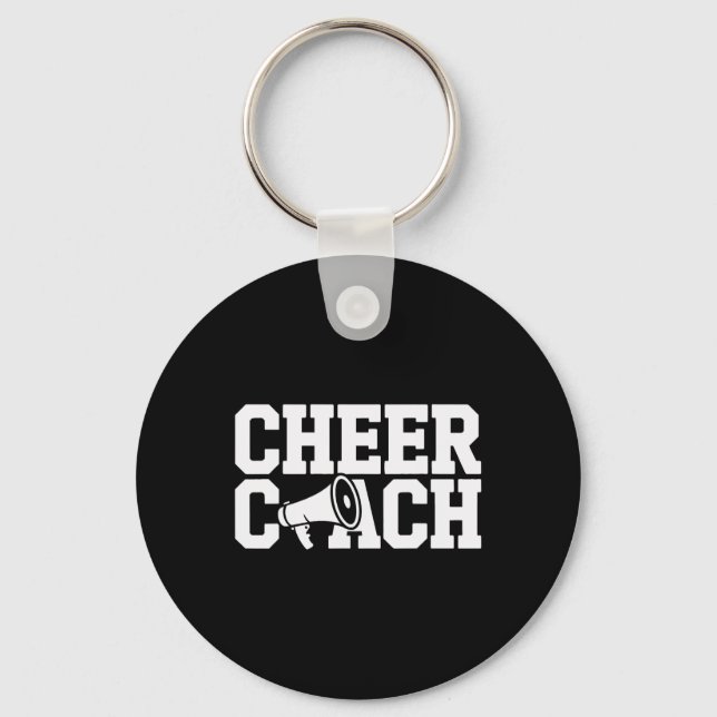 Cheer Coach Squad Leader Cheerleading Mentor  Key Ring (Front)