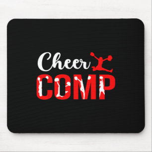 Cheer Comp Day Cheerleader Competition Day Cheerle Mouse Mat
