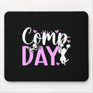 Cheer Comp Day Cheerleader Competition Day Cheerle Mouse Mat