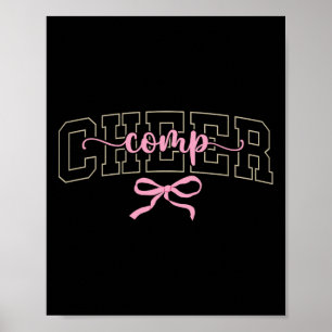 Cheer Comp Day Cheerleader Competition Day Coquett Poster