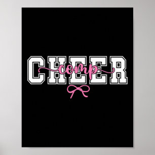 Cheer Comp Day Cheerleader Competition Day Coquett Poster