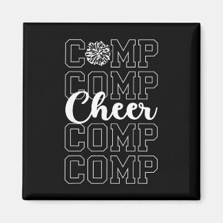 Cheer Comp Day Cheerleading Competition Day Cheerl Magnet