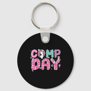 Cheer Comp Day Cheerleading Competition Day Key Ring