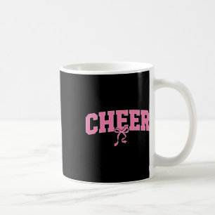Cheer Coquette Bow Cheerleader Mom Cheerleading Lo Coffee Mug
