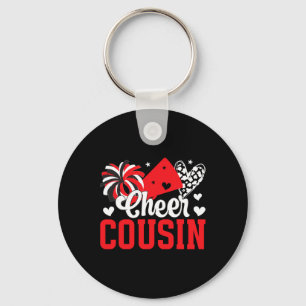 Cheer Cousin Proud Cheerleading Cousin Of A Cheerl Key Ring