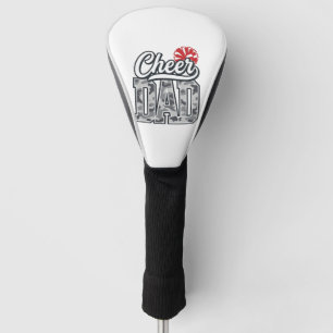 Cheer Dad Camo Pom Vintage Vector Design_1 Golf Head Cover