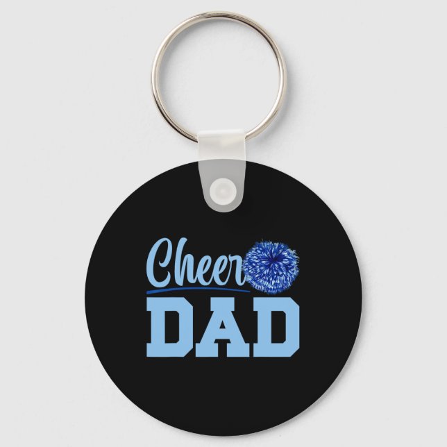 Cheer Dad Cheerleading Cheerleader Dad _2  Key Ring (Front)