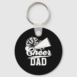 Cheer Dad Cheerleading Dad Cheerleader Dad Cheer F Key Ring