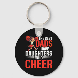 Cheer Dad Cheerleading Fathers Day _1 Key Ring