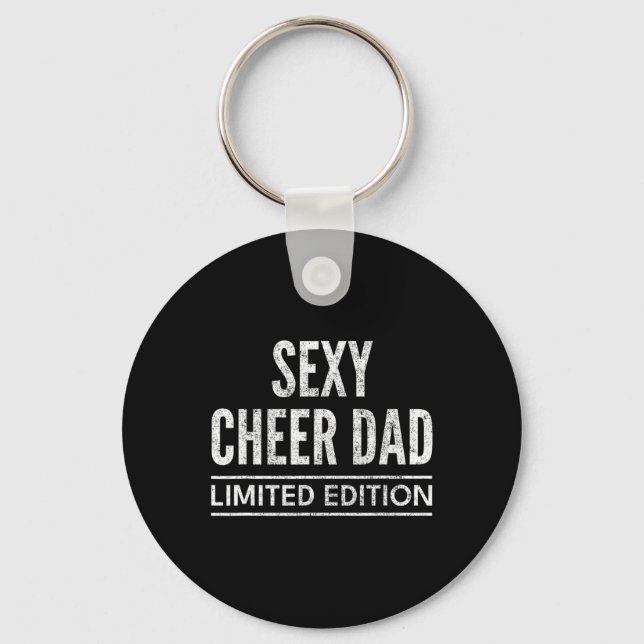Cheer Dad Cheerleading Limited Edition Funny  Key Ring (Front)