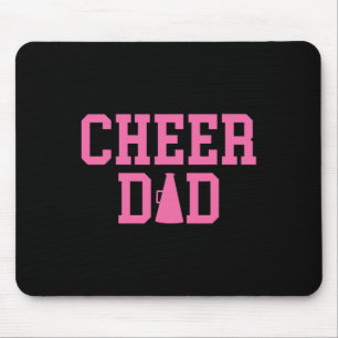Cheer Dad Cheerleading Pink Mouse Mat