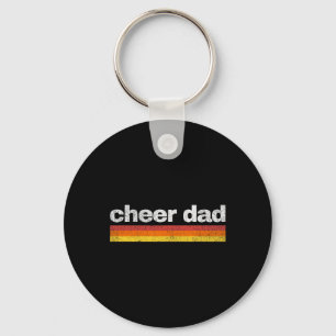 Cheer Dad Cheerleading Retro Key Ring