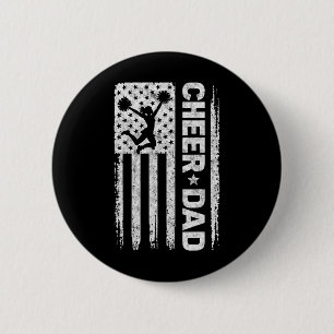 Cheer Dad Cheerleading Team Cheerleader Girl Fan F 6 Cm Round Badge