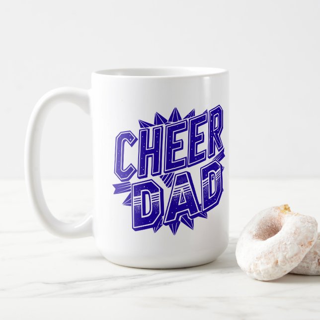 Cheer Dad  Coffee Mug (With Donut)