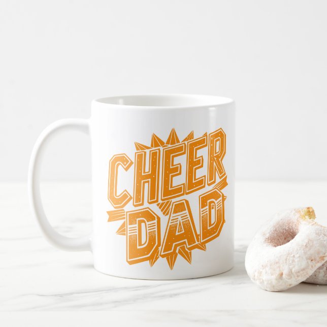 Cheer Dad  Coffee Mug (With Donut)