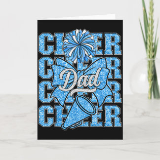 Cheer Dad Daddy Bow Srt Cheerleader Cheerleading B Card