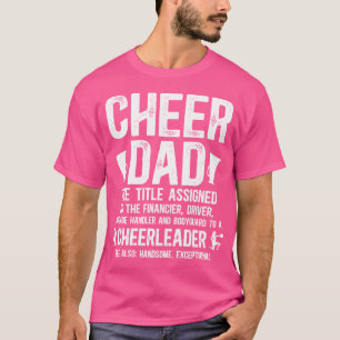 Cheer Dad Definition Cheerleading Dad Of A Cheerle T-Shirt