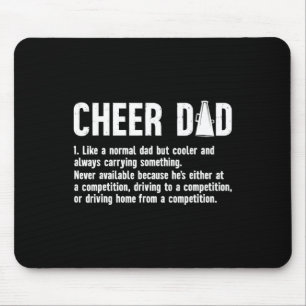 Cheer Dad Definition Dad Of A Cheerleader Father  Mouse Mat