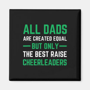 Cheer Dad Green Best Cheerleading Magnet