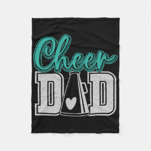 Cheer Dad My Favorite Cheerleader Calls Me Dad Tea Fleece Blanket