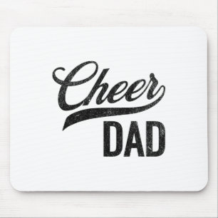Cheer Dad Orange And Black Cheerleading Matching P Mouse Mat