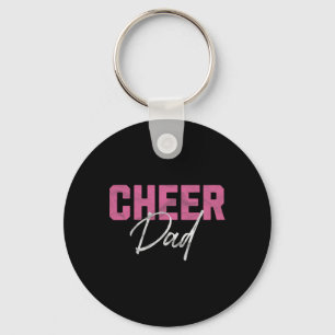Cheer Dad Pink Cheerleading _5  Key Ring