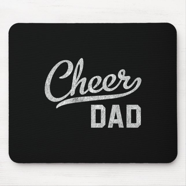 Cheer Dad Proud Cheerleading Dad Gift Small  Mouse Mat (Front)