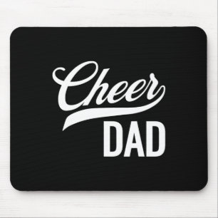 Cheer Dad Red And White Cheerleading Matching Pare Mouse Mat
