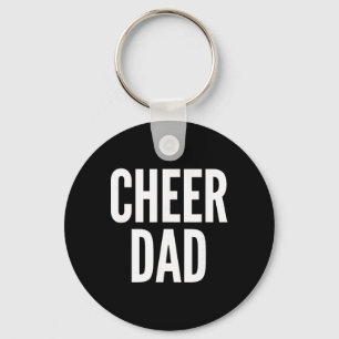 Cheer Dad Royal Blue Cheerleading Matching Parents Key Ring