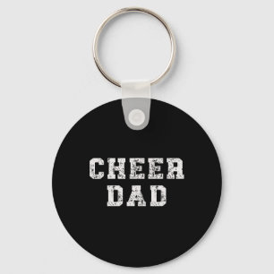 Cheer Dad Supporter Father Cheerleading Mens  Key Ring