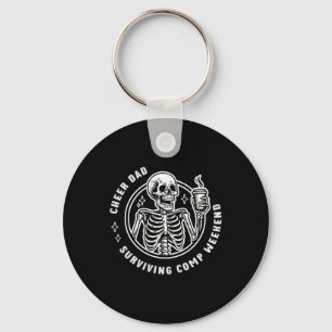 Cheer Dad Surviving Comp Weekend Cheerleading Fath Key Ring