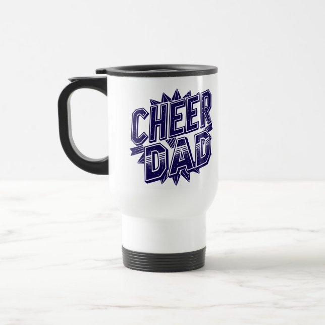 Cheer Dad  Travel Mug (Left)