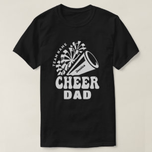 Cheer Dad with Custom Team Name & Kid's Name T-Shirt