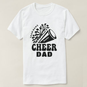 Cheer Dad with Custom Team Name & Kid's Name T-Shirt