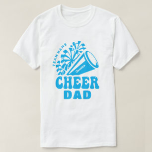 Cheer Dad with Custom Team Name & Kid's Name T-Shirt