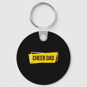 Cheer Dad Yellow Cheerleading _1 Key Ring