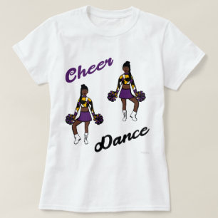 Cheer/ Dance T-Shirt (Purple Camo)