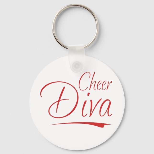 cheer diva key ring (Front)