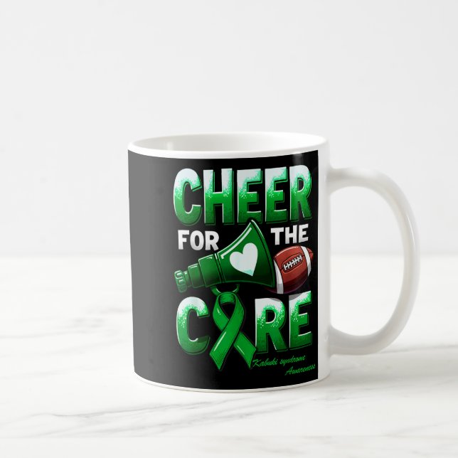 Cheer For Kabuki Syndrome Warrior  Coffee Mug (Right)