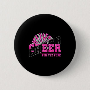 Cheer For The Breast Cancer Awareness Cheer Mom Ma 6 Cm Round Badge